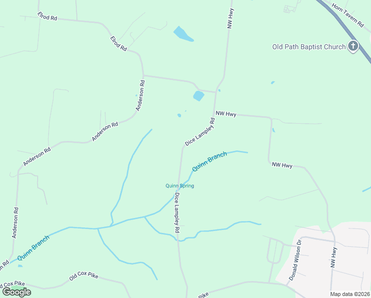 map of restaurants, bars, coffee shops, grocery stores, and more near Dice Lampley Road in Fairview