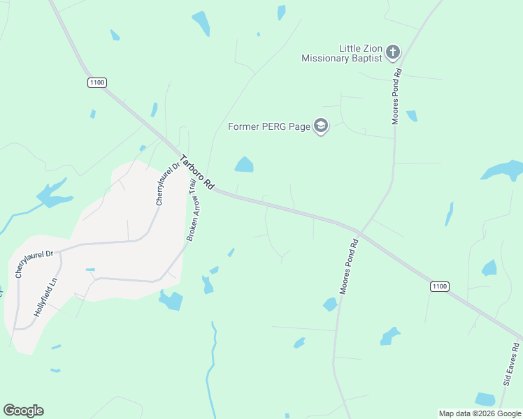 map of restaurants, bars, coffee shops, grocery stores, and more near 1517 Tarboro Road in Yng