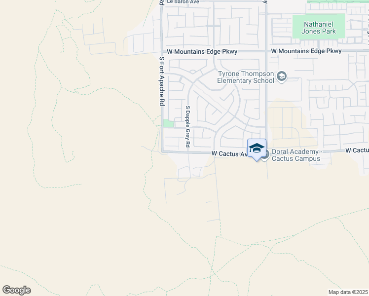 map of restaurants, bars, coffee shops, grocery stores, and more near 10489 South Dapple Gray Road in Las Vegas