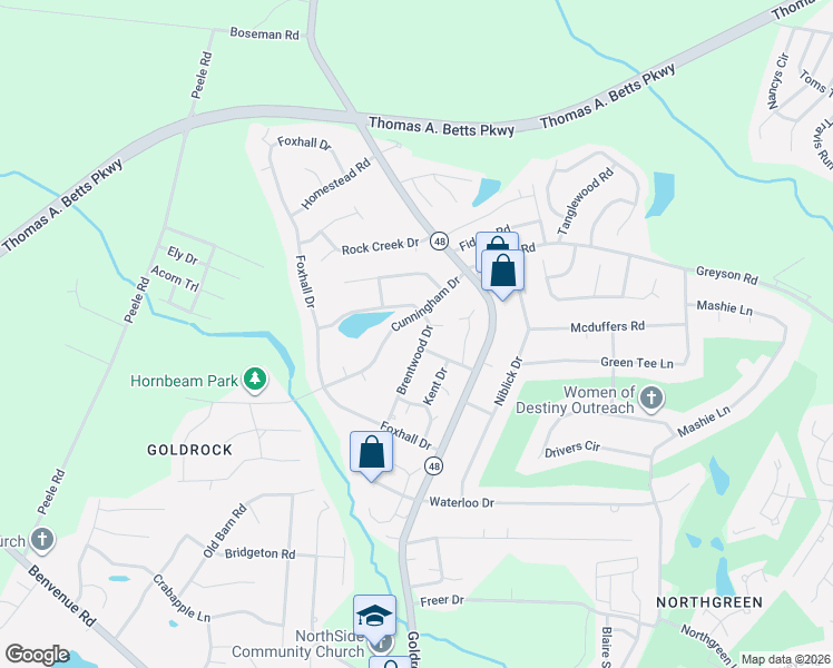 map of restaurants, bars, coffee shops, grocery stores, and more near 244 Brentwood Drive in Rocky Mount