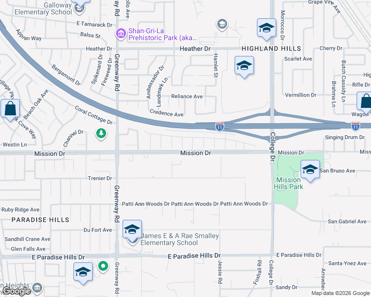 map of restaurants, bars, coffee shops, grocery stores, and more near 998 Floral Creek Court in Henderson
