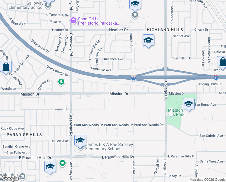 map of restaurants, bars, coffee shops, grocery stores, and more near 998 Floral Creek Court in Henderson