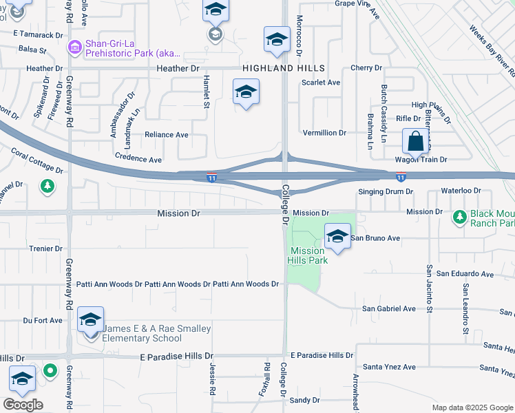 map of restaurants, bars, coffee shops, grocery stores, and more near 479 Lost Horizon Avenue in Henderson