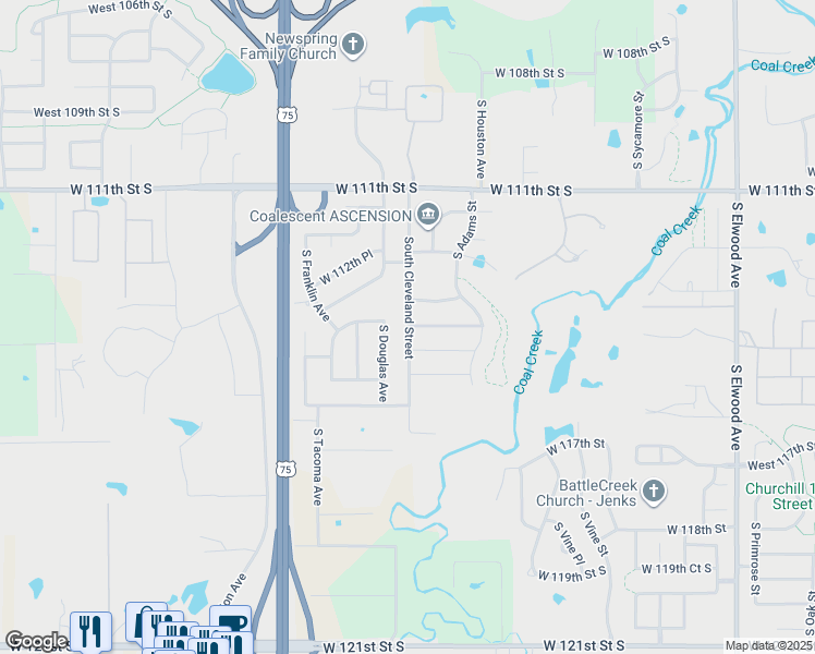 11344 South Cleveland Street, Jenks OK Walk Score