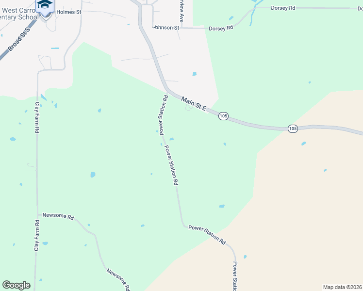 map of restaurants, bars, coffee shops, grocery stores, and more near 1100 Power Station Road in Trezevant