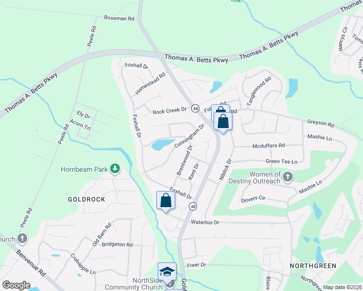 map of restaurants, bars, coffee shops, grocery stores, and more near 244 Brentwood Drive in Rocky Mount