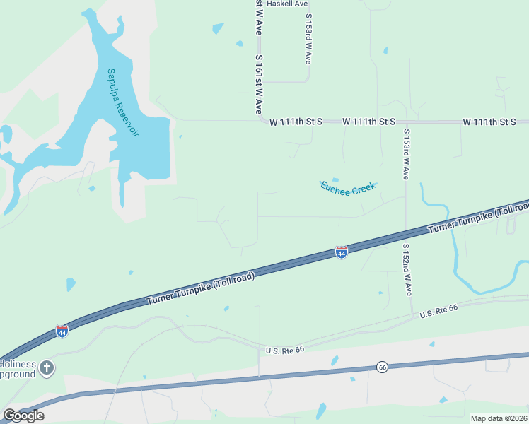 map of restaurants, bars, coffee shops, grocery stores, and more near 2933 Hickory Bluff Road in Sapulpa
