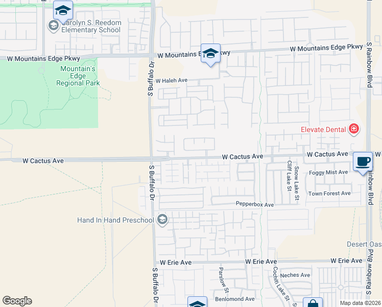 map of restaurants, bars, coffee shops, grocery stores, and more near 7635 Engleberg Avenue in Las Vegas