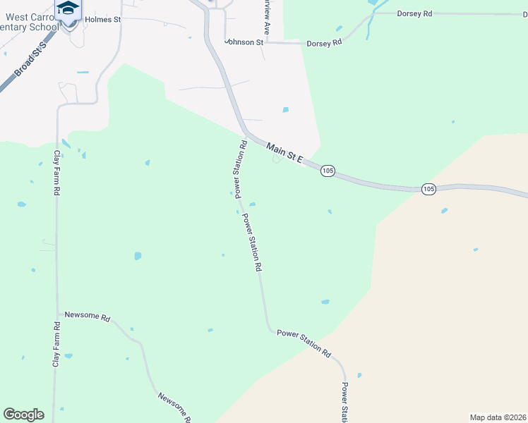 map of restaurants, bars, coffee shops, grocery stores, and more near 1100 Power Station Road in Trezevant