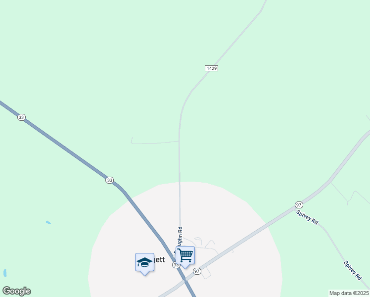 map of restaurants, bars, coffee shops, grocery stores, and more near 536 Draughn Road in Tarboro