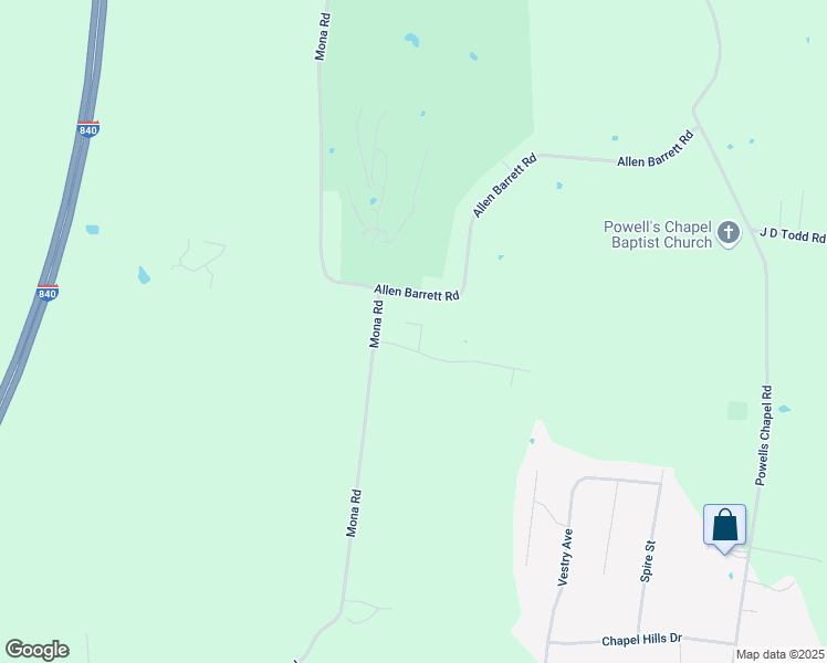 map of restaurants, bars, coffee shops, grocery stores, and more near 119 Nick Price Drive in Murfreesboro