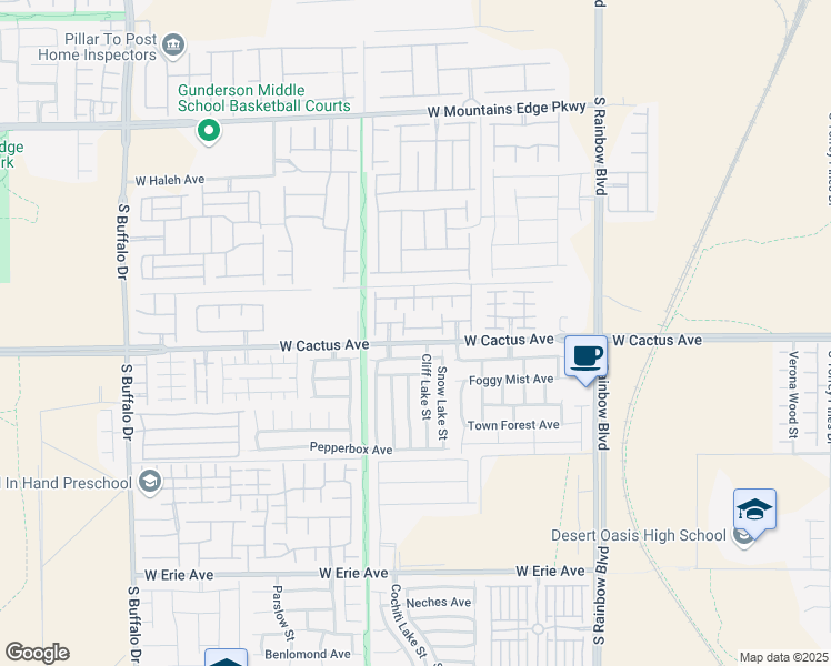 map of restaurants, bars, coffee shops, grocery stores, and more near 7268 Tin Mine Avenue in Las Vegas