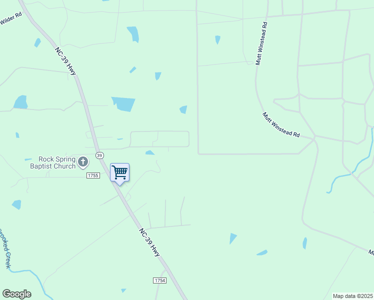 map of restaurants, bars, coffee shops, grocery stores, and more near 210 Wilders Lane in Louisburg
