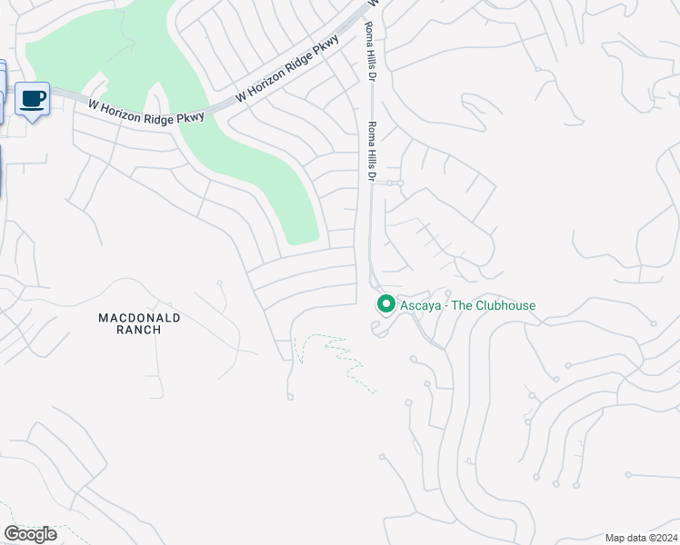 map of restaurants, bars, coffee shops, grocery stores, and more near 1809 Mountain Ranch Avenue in Henderson