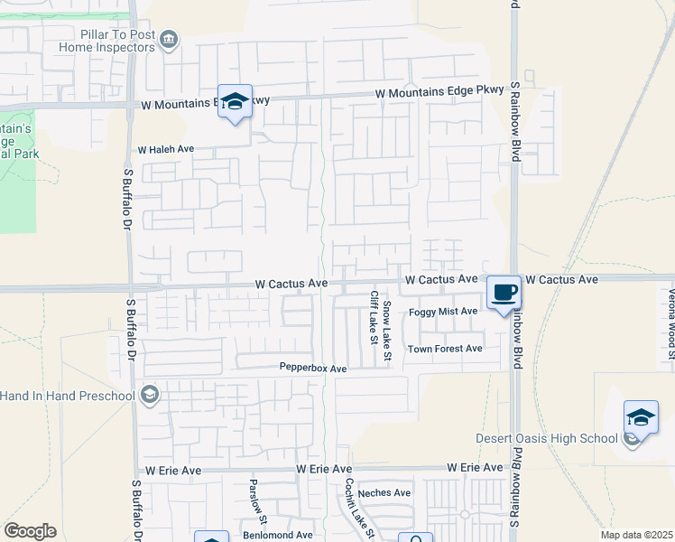 map of restaurants, bars, coffee shops, grocery stores, and more near 10480 Scarpa Street in Las Vegas