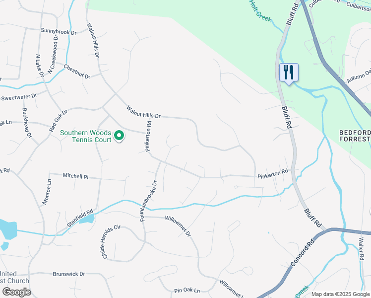 map of restaurants, bars, coffee shops, grocery stores, and more near 955 Pinkerton Court in Brentwood
