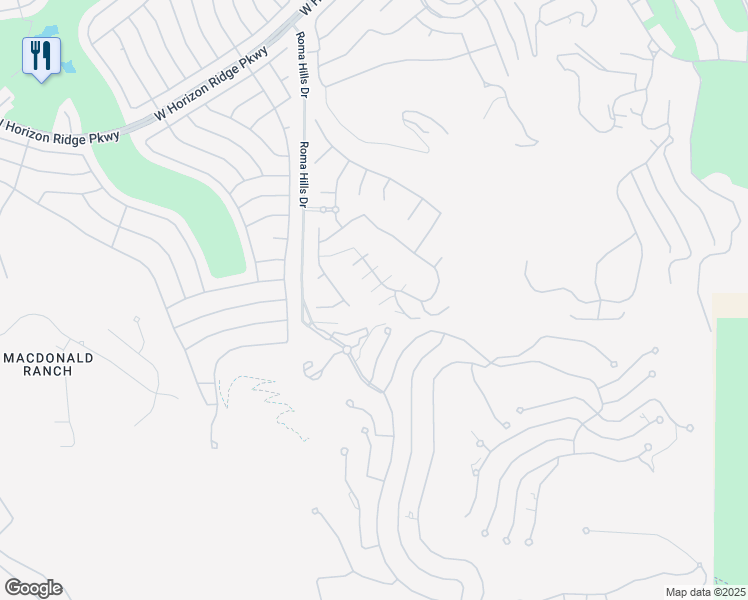 map of restaurants, bars, coffee shops, grocery stores, and more near 807 Magnum Cliff Court in Henderson