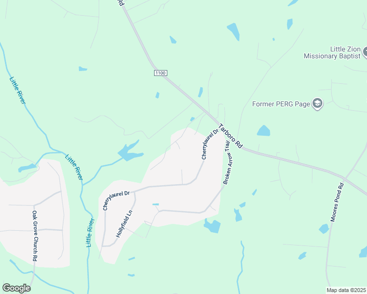map of restaurants, bars, coffee shops, grocery stores, and more near 25 Stone Creek Circle in Youngsville
