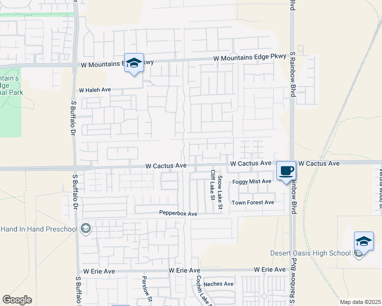 map of restaurants, bars, coffee shops, grocery stores, and more near 7318 Acopa Avenue in Las Vegas