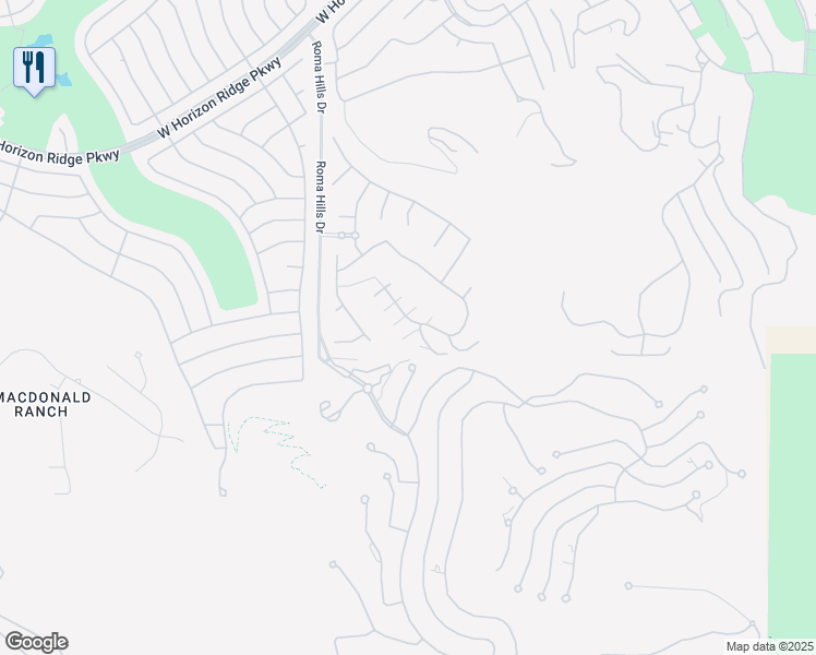 map of restaurants, bars, coffee shops, grocery stores, and more near 805 Magnum Cliff Court in Henderson