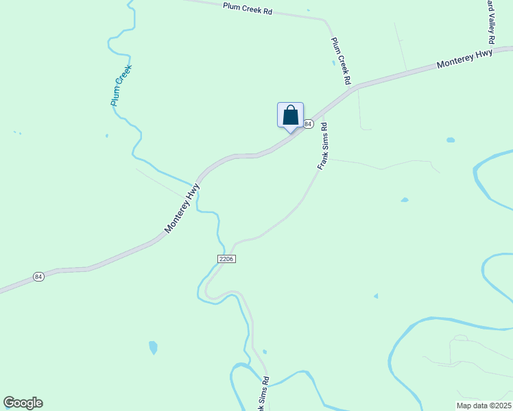 map of restaurants, bars, coffee shops, grocery stores, and more near 7170 Monterey Highway in Sparta