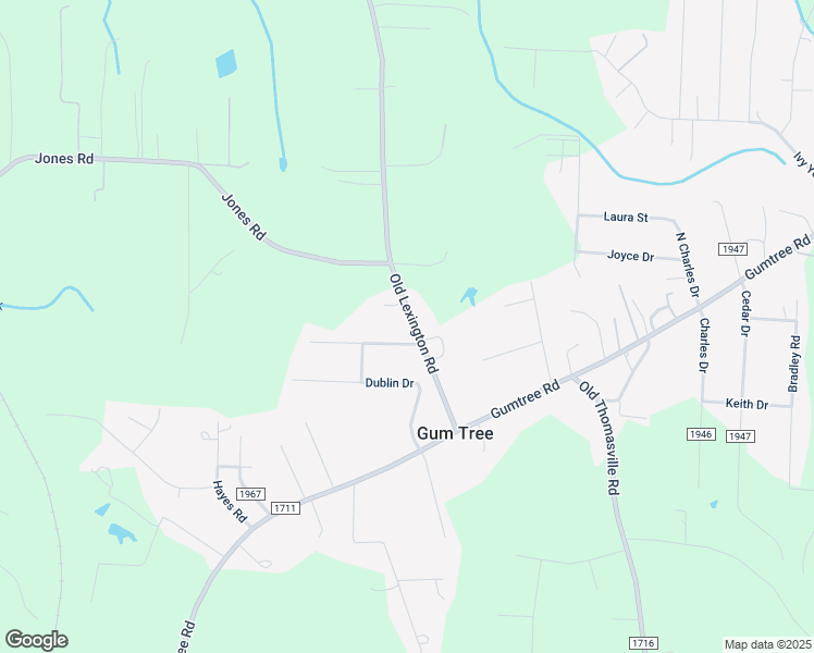 map of restaurants, bars, coffee shops, grocery stores, and more near 7970 Old Lexington Road in Winston-Salem