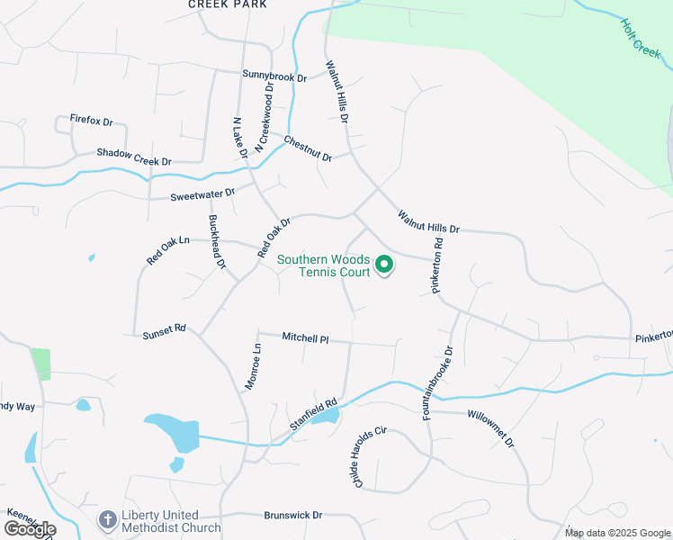 map of restaurants, bars, coffee shops, grocery stores, and more near 1621 South Timber Drive in Brentwood