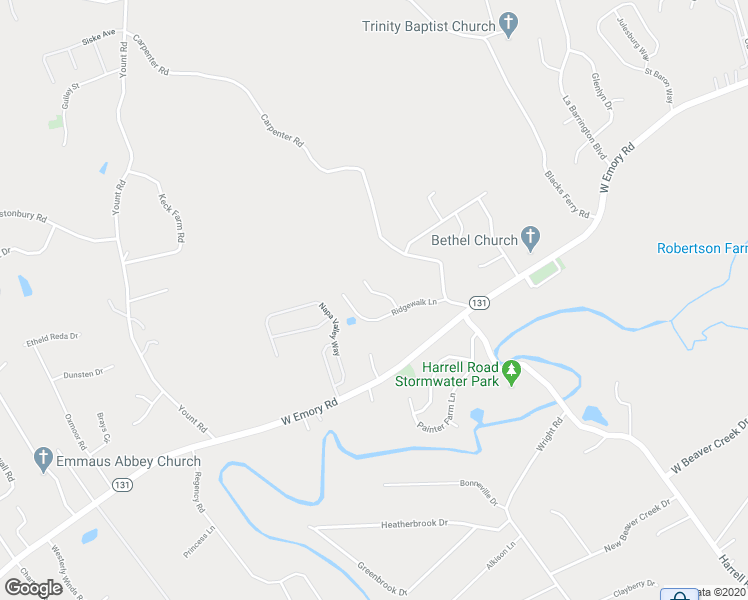 map of restaurants, bars, coffee shops, grocery stores, and more near 7325 Redwing Lane in Knoxville