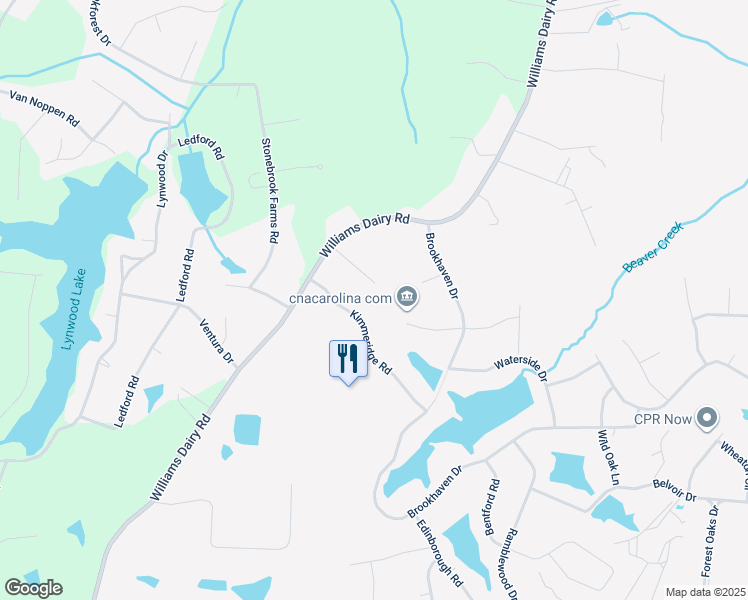 map of restaurants, bars, coffee shops, grocery stores, and more near 4316 Lormar Road in Greensboro