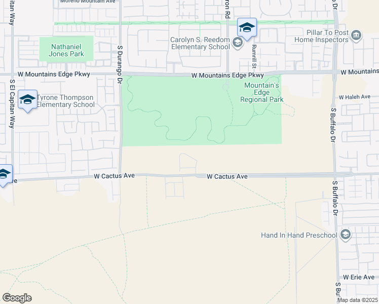 map of restaurants, bars, coffee shops, grocery stores, and more near West Cactus Avenue in Las Vegas