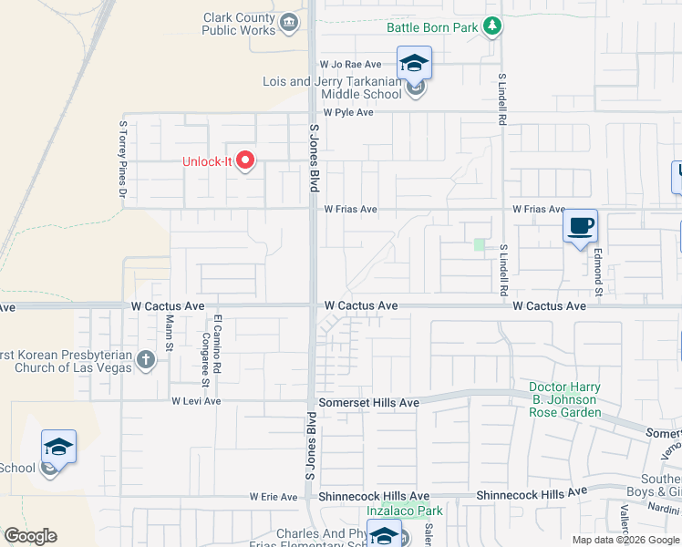 map of restaurants, bars, coffee shops, grocery stores, and more near 10443 Restless River Street in Las Vegas