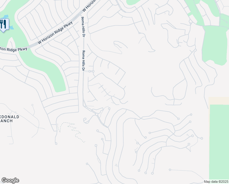 map of restaurants, bars, coffee shops, grocery stores, and more near 810 Dragons Eye Drive in Henderson