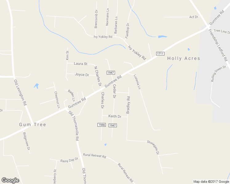 map of restaurants, bars, coffee shops, grocery stores, and more near Javan Drive in Winston-Salem