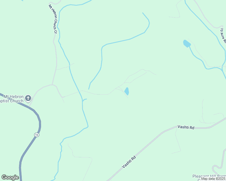 map of restaurants, bars, coffee shops, grocery stores, and more near Kerley School Lane in Alexander County