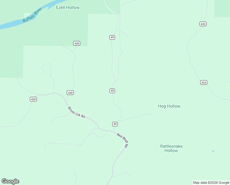 map of restaurants, bars, coffee shops, grocery stores, and more near Red Bluff Road in Marshall