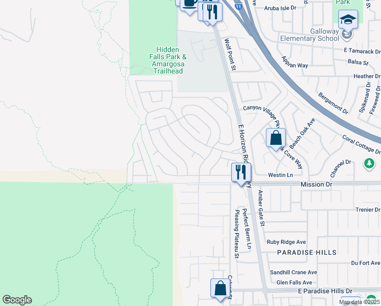 map of restaurants, bars, coffee shops, grocery stores, and more near 787 Craigmark Court in Henderson