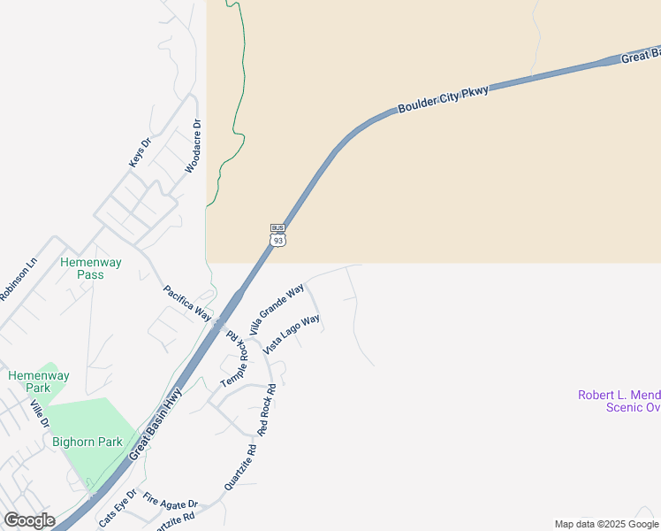 map of restaurants, bars, coffee shops, grocery stores, and more near 942 Villa Grande Way in Boulder City