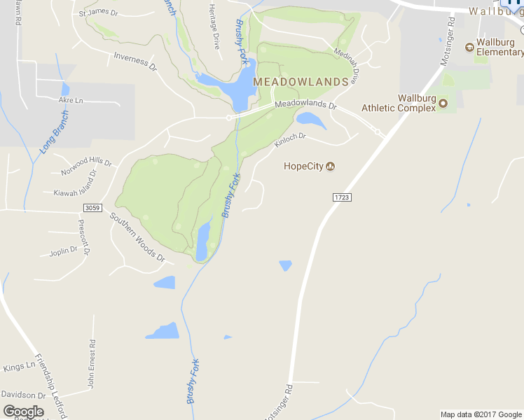 map of restaurants, bars, coffee shops, grocery stores, and more near 125 Rannoch Court in Winston-Salem