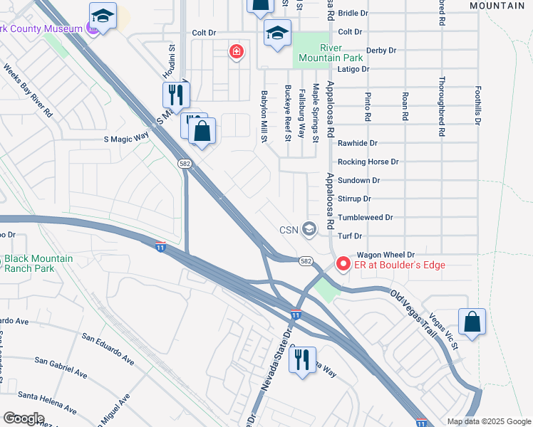 map of restaurants, bars, coffee shops, grocery stores, and more near 2232 Sky Island Drive in Henderson