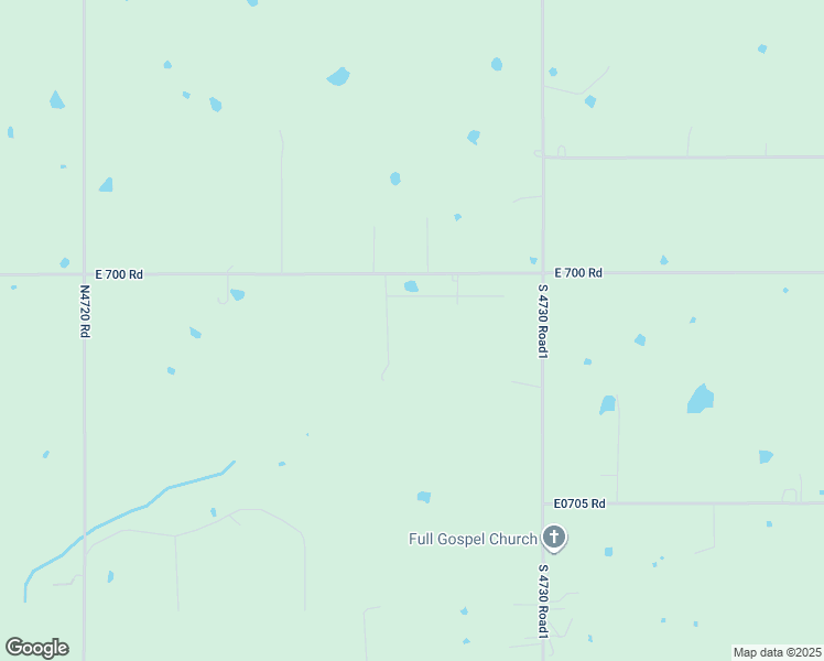 map of restaurants, bars, coffee shops, grocery stores, and more near E0700 Road in Westville