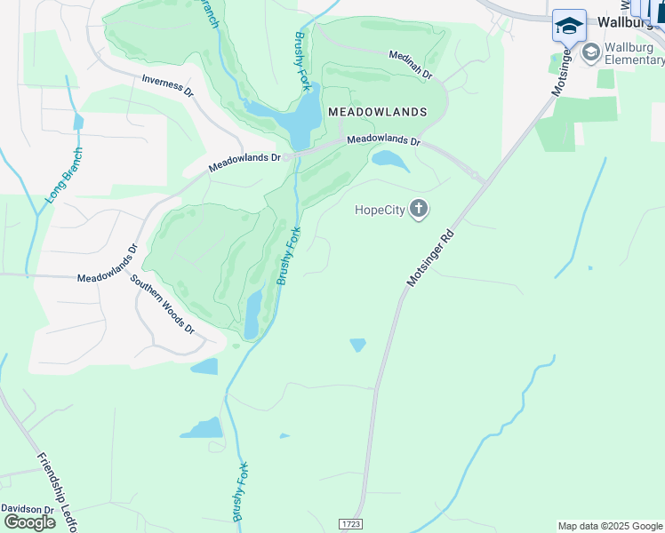 map of restaurants, bars, coffee shops, grocery stores, and more near 121 Rannoch Court in Winston-Salem