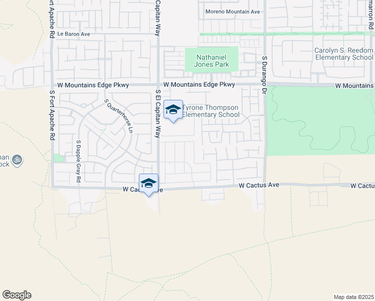map of restaurants, bars, coffee shops, grocery stores, and more near 10393 Borah Park Circle in Las Vegas