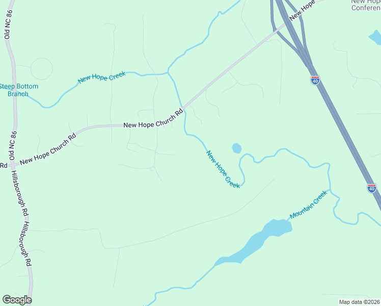 map of restaurants, bars, coffee shops, grocery stores, and more near 812 Mountain Creek Road in Chapel Hill
