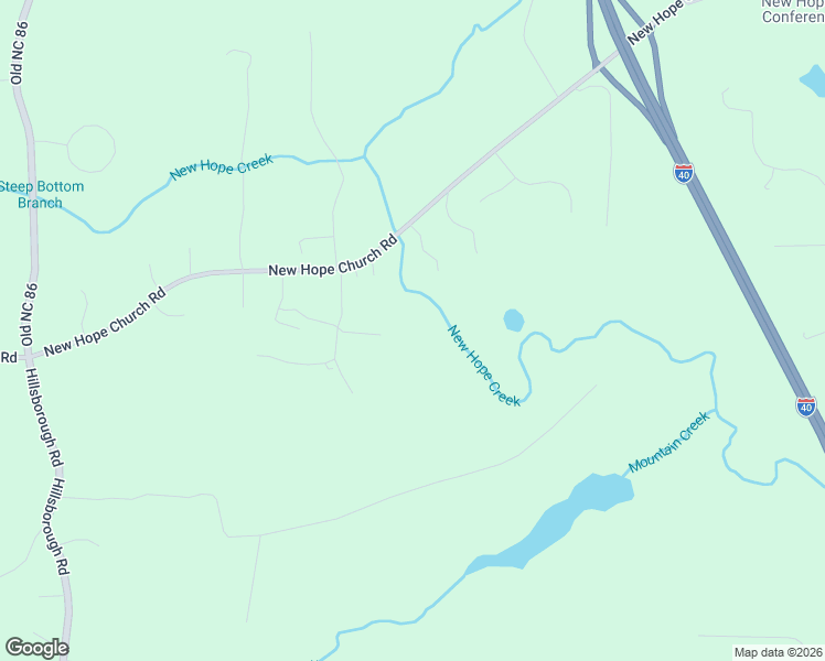 map of restaurants, bars, coffee shops, grocery stores, and more near 812 Mountain Creek Road in Chapel Hill