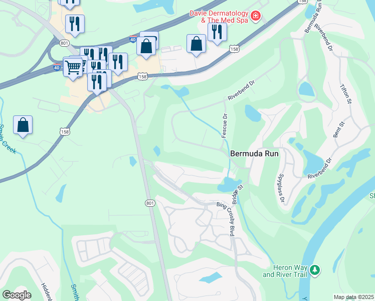 849 Riverbend Drive, Bermuda Run NC Walk Score