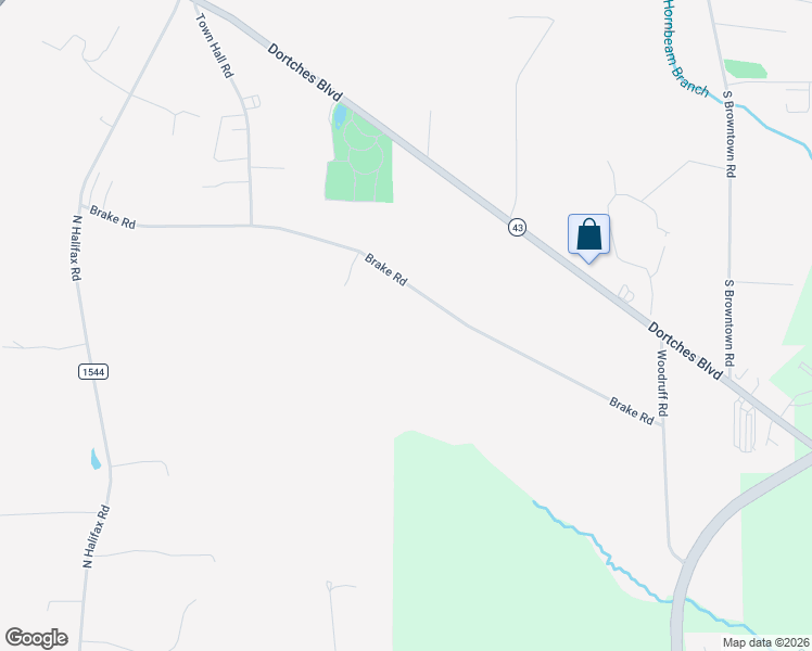 map of restaurants, bars, coffee shops, grocery stores, and more near 143 Brake Road in Rocky Mount