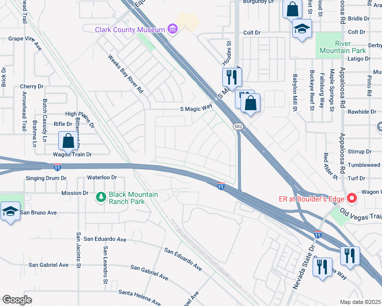 map of restaurants, bars, coffee shops, grocery stores, and more near 977 Spiracle Avenue in Henderson
