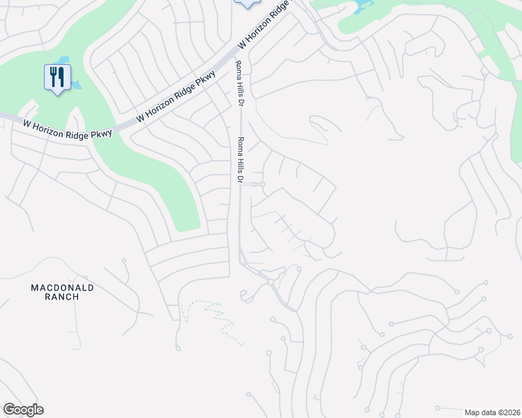 map of restaurants, bars, coffee shops, grocery stores, and more near 1791 Valenzano Way in Henderson
