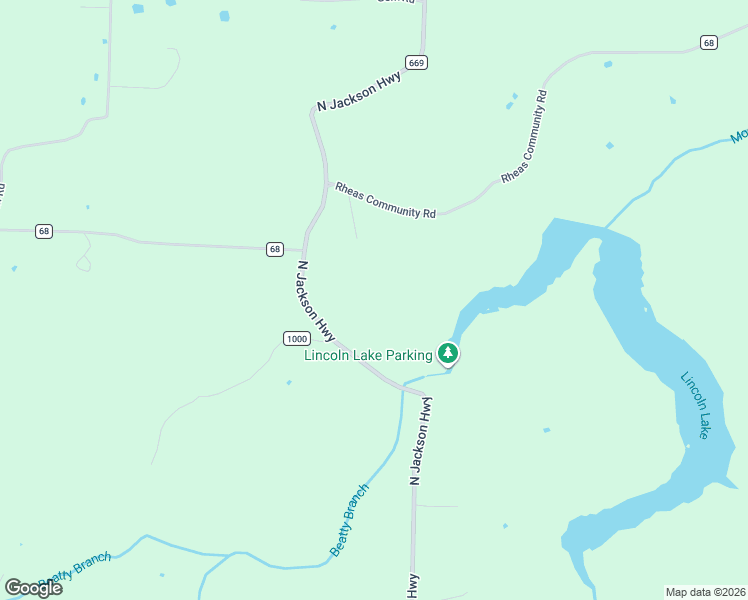 map of restaurants, bars, coffee shops, grocery stores, and more near 10750 North Jackson Highway in Lincoln