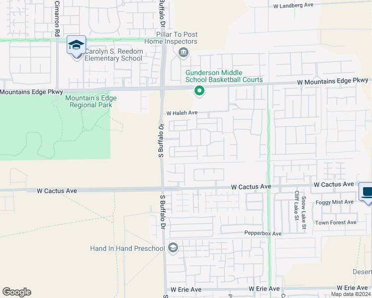 map of restaurants, bars, coffee shops, grocery stores, and more near 7711 Windy Meadow Avenue in Las Vegas